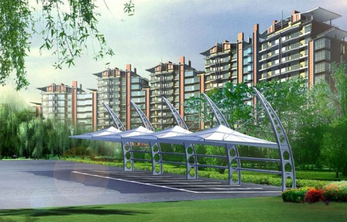 膜结构停车棚CP