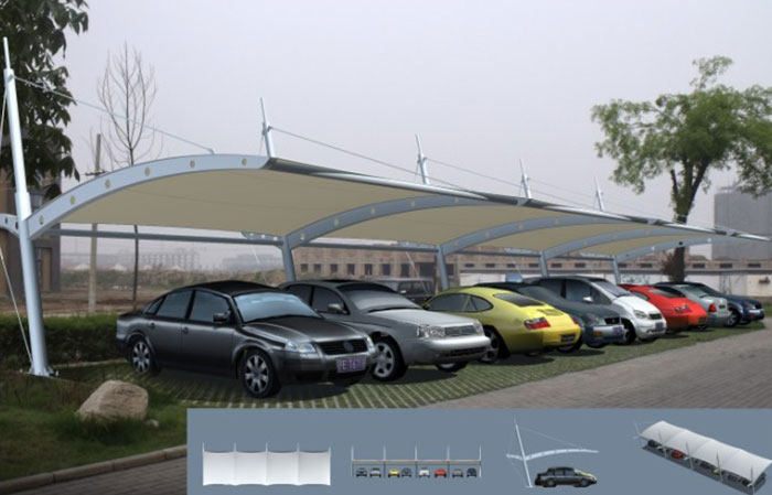 膜结构停车棚CP