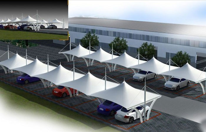 膜结构停车棚CP