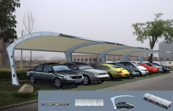 膜结构停车棚CP