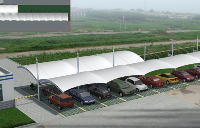 膜结构停车棚CP