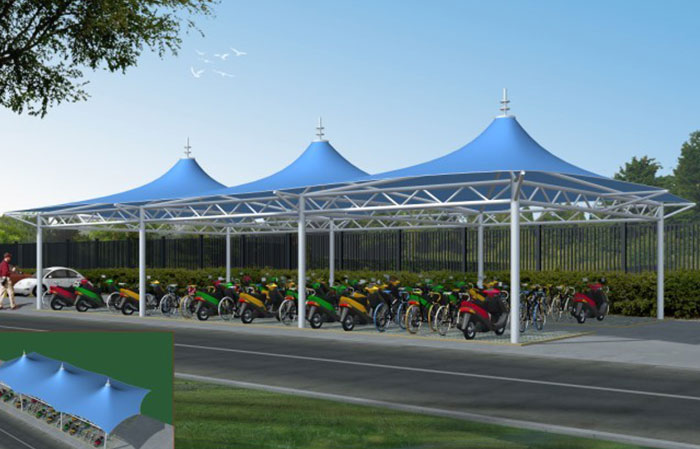 膜结构停车棚CP