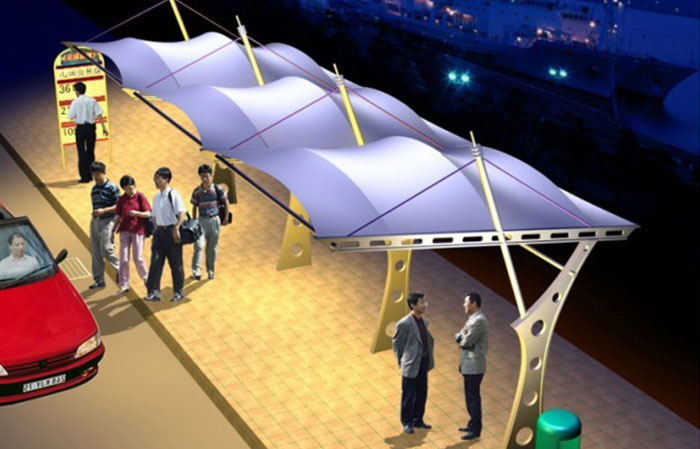 膜结构停车棚CP