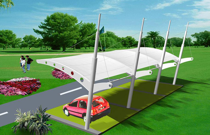 膜结构停车棚CP