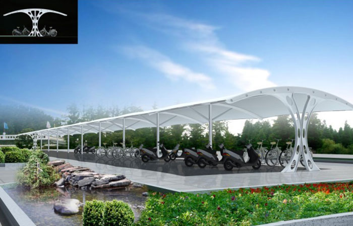 膜结构停车棚CP