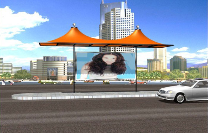 膜结构候车亭hct