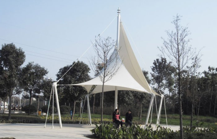 丽水广场景观膜结构