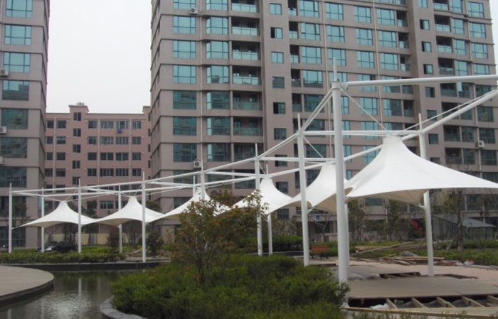 温州龙港花园膜结构走廊